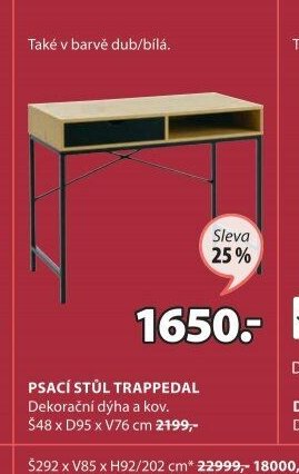 PSACÍ STŮL TRAPPEDAL