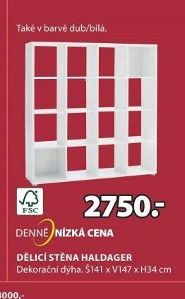 DĚLICÍ STĚNA HALDAGER