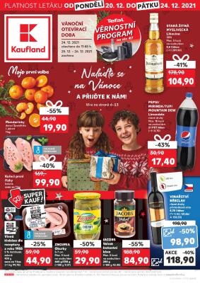 aktuální leták Kaufland 20.12.2021-24.12.2021