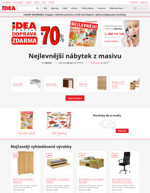 aktuální leták IDEA nábytek 21.12.2021-27.12.2021