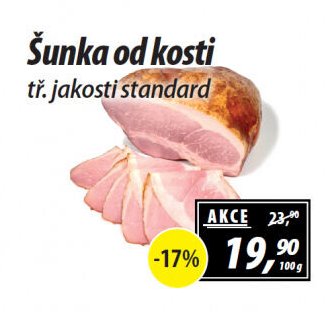 Šunka od kosti - ZEMAN maso - uzeniny aktualniletaky.eu
