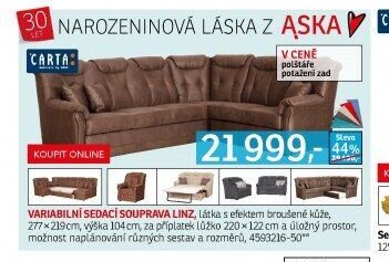 Variabilní sedací souprava LINZ