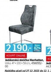 Jedálenská stolička Manhattan
