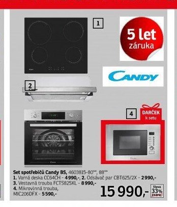 Set spotřebičů Candy BS