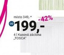 Kusová záclona TOSCA