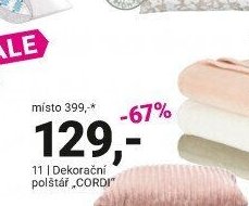 Dekorační polštář CORDI