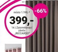 Zatemňovací závěs RICCARDO