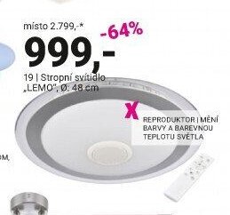 Stropní svítidlo LEMO