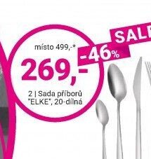 Sada příborů ELKE, 20-dílná - Möbelix aktualniletaky.eu
