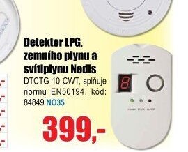 Detektor LPG, zemního plynu a svítiplynu Nedis - EVA.cz aktualniletaky.eu