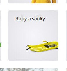 Boby a sáňky
