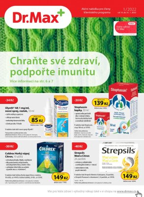 aktuální leták Dr. Max 1.1.2022-31.1.2022