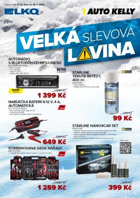 aktuální leták Auto Kelly 3.1.2022-24.1.2022