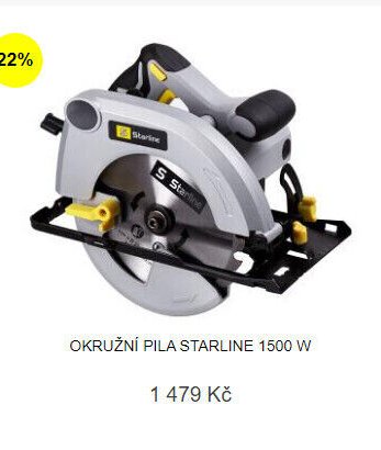 Okružní pila Starline 1500 W