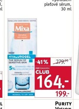 MIXA Hyalurogel hydratační pleťové sérum