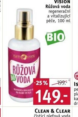 PURITY VISION Růžová voda