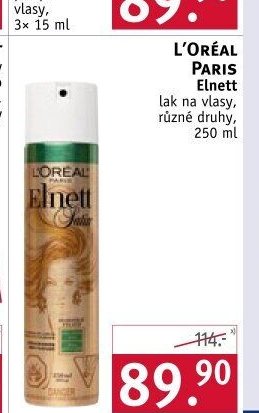 L'Oréal Paris Elnett lak na vlasy