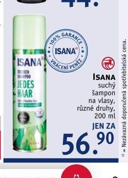 Isana suchý šampon