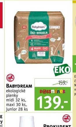 Babydream ekologické plenky