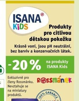 ISANA Kids produkty