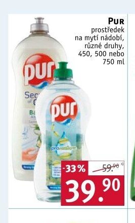 PUR prostředek na mytí nádobí