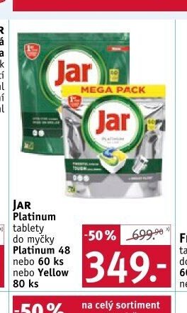 JAR Platinum tablety do myčky