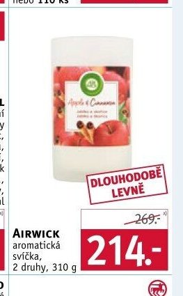 AIRWICK aromatická svíčka