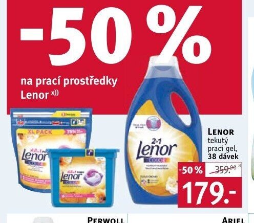 Lenor prací prostředky