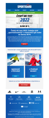 aktuální leták Sportisimo 5.1.2022-10.1.2022
