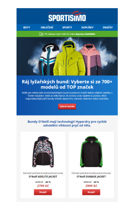 aktuální leták Sportisimo 6.1.2022-11.1.2022