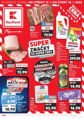 aktuální leták Kaufland 12.1.2022-18.1.2022