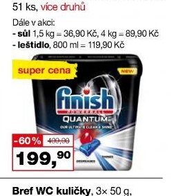 Finish Quantum tablety do myčky, 51 ks