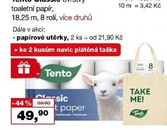 Tento Classic 3vrstvý toaletní papír