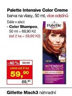 Palette Intensive Color Creme barva na vlasy, 50 ml, více odstínů