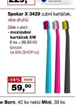 Spokar X 3429 zubní kartáček, více druhů
