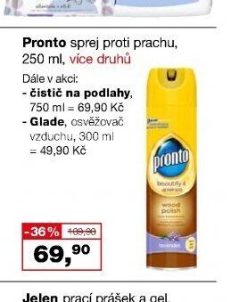 Pronto sprej proti prachu, 250 ml, více druhů