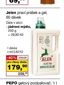 Jelen prací prášek a gel, 60 dávek