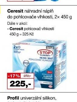 Ceresit náhradní náplň do pohlcovače vlhkosti, 2x 450 g
