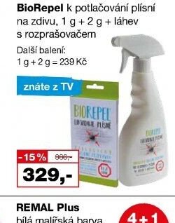 BioRepel k potlačování plísní na zdivu