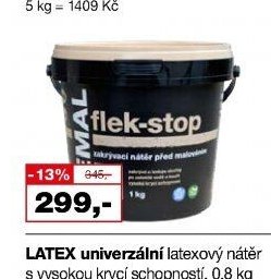 REMAL Flek-stop základní nátěr k izolaci skvrn, 1 kg