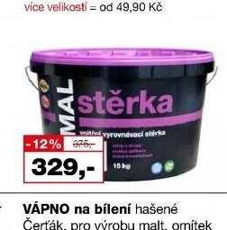 REMAL Stěrka k vyrovnání drobných nerovností, 15 kg