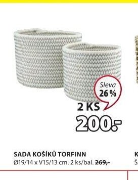 SADA KOŠÍKŮ TORFINN - Jysk aktualniletaky.eu