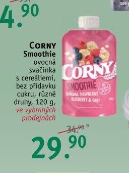 Corny Smoothie ovocná svačinka