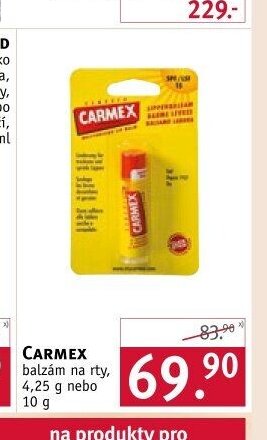 CARMEX balzám na rty, 4,25 g nebo 10 g