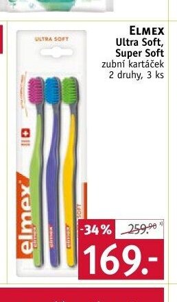 Elmex Ultra Soft, Super Soft zubní kartáček