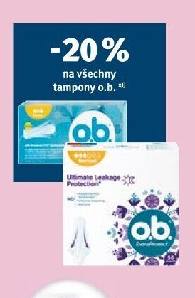 o.b. tampóny