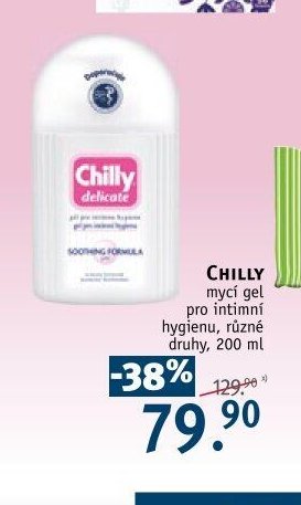 CHILLY mycí gel pro intimní hygienu