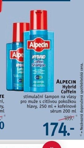 ALPECIN Hybrid Coffein šampon
