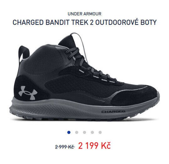 UNDER ARMOUR CHARGED BANDIT TREK 2 OUTDOOROVÉ BOTY