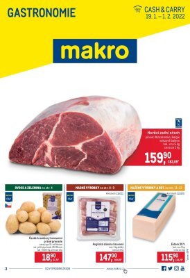 Leták Makro Makro leták - Gastronomie platný od 2022-01-19 do 2022-02-01
